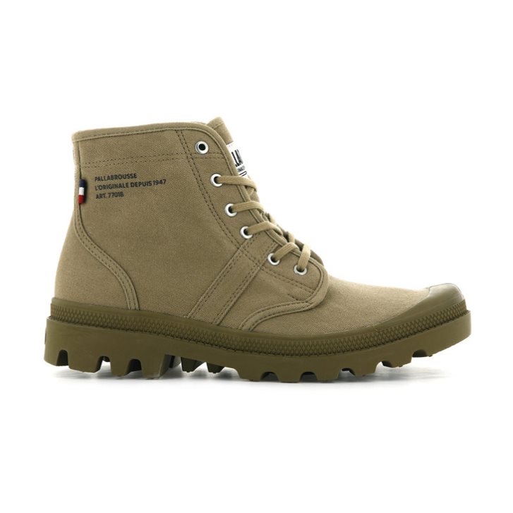 Dámské Boty Palladium Pallabrousse Legion Olivy Zelené | CZ VQB-89M